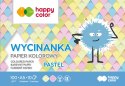 Blok Wycinanka Pastel, A5 10 ark, 100 g, Happy Color HA 3710 1520-PA10