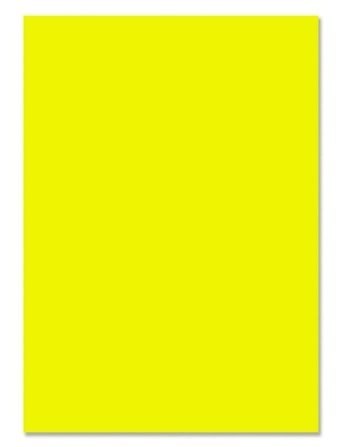 Karton kolorowy 170g, A4, 25 ark, kanarkowy, Happy Color HA 3517 2130-10