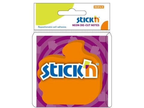 Notes samop.76x76 Kciuk Pomarańczowy STICK`N 50kartek 21178