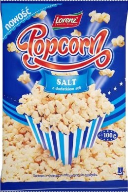 Popcorn z dodatkiem soli gotowy do spożycia 100g