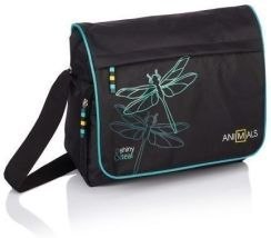 Torba na ramię AN-19 Animals 2 Shiny & Teal ASTRA, 506017018