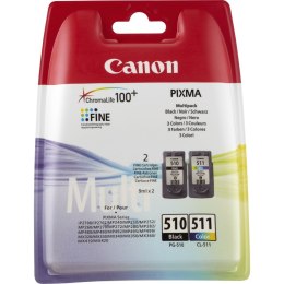 Tusz CANON (PG-510+CL-511) czarny+kolor 2szt