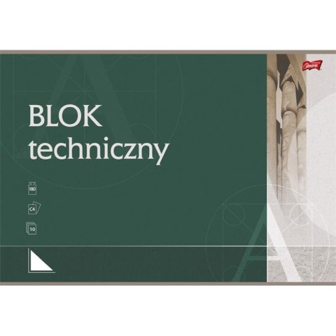 Blok techniczny A4 10k.biały UNIPAP