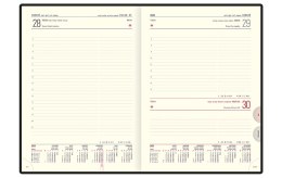Kalendarz A-4 MAX książkowy (L1), 01 - gecco / granat 2023 TELEGRAPH