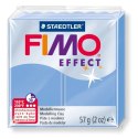 Kostka FIMO effect 57g, niebieski agat, transp-perłowy, masa termoutwardzalna, Staedtler S 8020-386