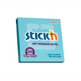 Notes samop.76x76 Nieb.pastel STICK`N 100k. 21149