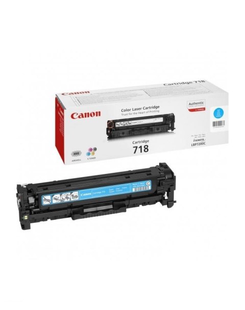 Toner CANON (CRG-718C) niebieski 2900str