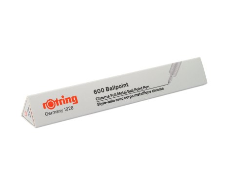 Długopis automatyczny ROTRING 600 M, srebrny, 2032578