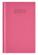Kalendarz A-6 Notesowy CLASSIC książkowy (C4), 20 - różowy nubuk 2023 TELEGRAPH