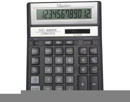 Kalkulator VECTOR VC-888X czarny 12poz.