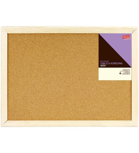 Tablica korkowa 30/60 5001 rama drewniana GRAND 120-1518