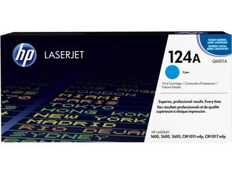 Toner HP 124A (Q6001A) niebieski 2000str Color LaserJet 1600/2600/2605