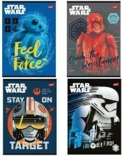 Zeszyt A5 32k kratka laminowany DISNEY STAR WARS