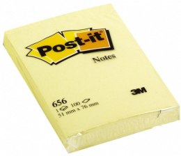 Bloczek samoprzylepny POST-IT_ (656), 51x76mm, 1x100 kart., żółty