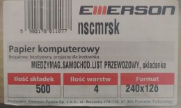 Druk CMR międzynarodowy składanka 500skł. warstw 4 NSCMRSK EMERSON