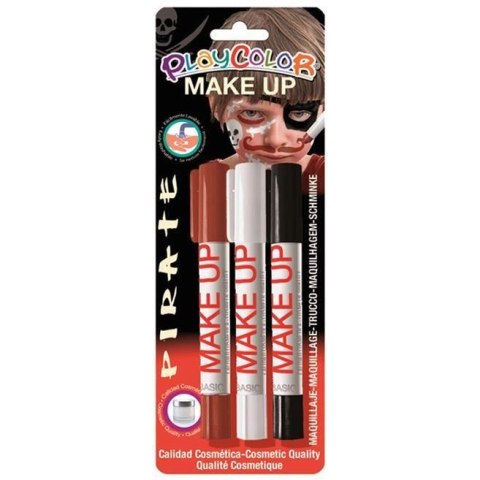 Farby w sztyfcie PLAYCOLOR MAKE UP 3 kolory PIRAT 01042 INSTANT