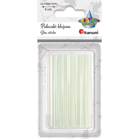 Klej do pistoletu Q11x100mm (6 sztuk) 365217 TITANUM wkład