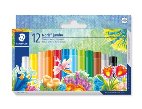 Pastele olejne jumbo Noris Club, 12 kol., Staedtler S 243 NC12