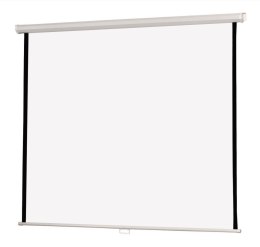 Ekran projekcyjny manualny sufitowy lub naścienny BASIC 240 x h 240 cm (1:1), płótno Matt White EMSS2424 MEMOBOARDS MEP240240-4