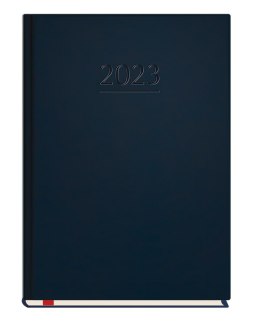 Kalendarz Popularny 2023 A5 tydzień na 2 stronach granatowy T-209V-G Mich