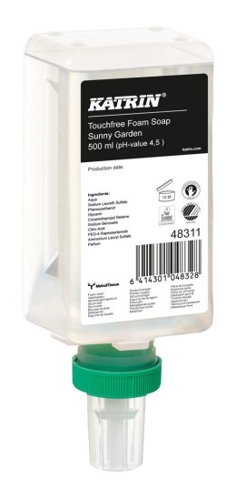 Mydło w pianie KATRIN Sunny Garden do dozownika bezdotykowego 500 ml 48311