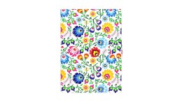 Notes A5 na rzep z nadrukiem FOLK NNO-07-02 BIURFOL (X)