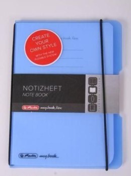 Notes A6/40 kratka MY>BOOK FLEX TR.niebieski 0011361573 HERLITZ