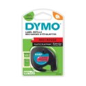 Taśma DYMO 12mm/4m - plastikowa, czerwona S0721630