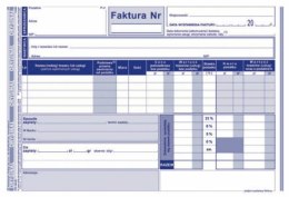 103-3E Faktura VAT netto (pełna) A5 oryginał+kopia MICHALCZYK i PROKOP