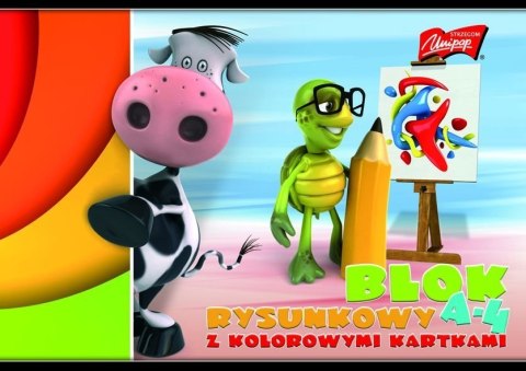 Blok rys kolor A4 16kartek UNIPAP