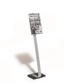CRYSTAL SIGN stand A3, tablica informacyjna A 3 Srebrny 481923 DURABLE