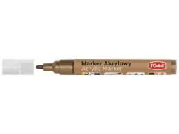 Marker akrylowy, fibrowa końcówka ścięta 2-5mm, brązowy TO-400 Toma