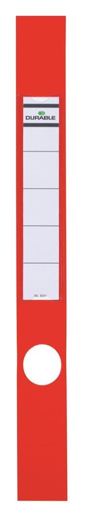 ORDOFIX Kieszonka samop. na segreg. 50 , 40x3 90 mm Czerwony 809103 DURABLE