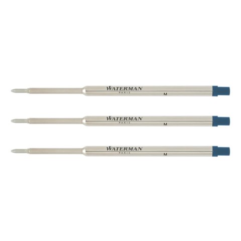 WATERMAN Wkłady do długopisów standard niebieskie (M) 2139452 opakowanie 12szt.