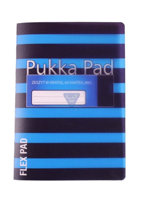 Zeszyt A5 kratka 60kartek 80g PUKKA PAD 8223-NVY (BLUE)