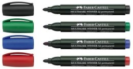 Marker permanentny czarny FC157899 12 sztuk FABER CASTEL No52 (X)