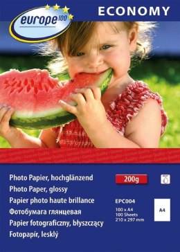 Papier fotograficzny, błyszczący, 200g, A4, 100 arkuszy, AVERY ZWECKFORM, EPC004