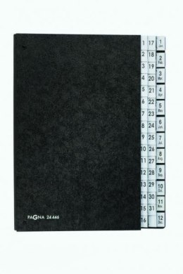 Teczka-skorowidz do podpisu, 44 części, 1-31 + A-Z, czarny P2444604 DURABLE