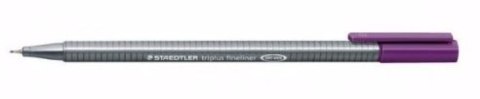 Cienkopis triplus, trójkątny, 0.3 mm, ciemny fiolet, Staedtler S 334-69