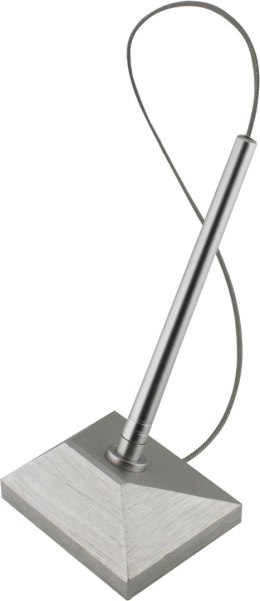 Długopis aluminiowy z Luxusową podstawką i stalową linką srebrny 0,7mm BJARNI A02.2313.70