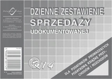 K14 Dzienne zest.sprz.księ.udo Michalczyk i Prokop