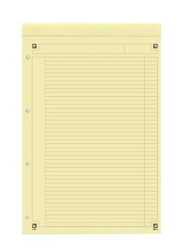 Notatnik A4+ 80k linia żółty OXFORD Notepad International 100100101