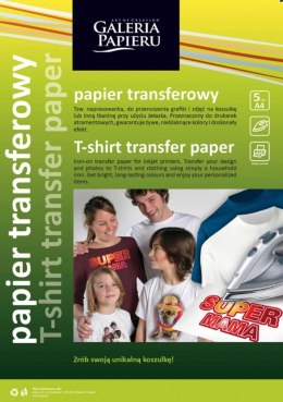 Papier A4 5 ark 260505 transf.do tkanin jasny ARGO