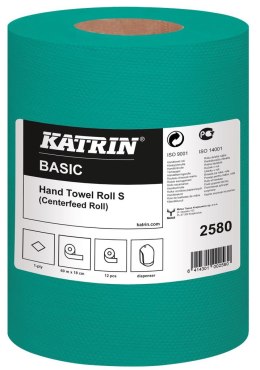 Ręczniki w roli KATRIN BASIC S Green, 2580, opakowanie: 12 rolek