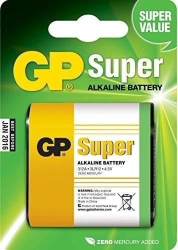 Bateria SUPER ALKALINE 4.5V 312A-U1 GP GPPCA312A003