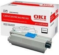 Toner OKI (44973536) czarny 2200str C301/321