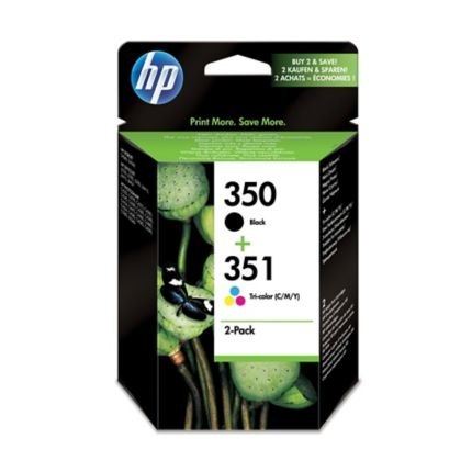 Zestaw tuszy HP 350/351(SD412EE) CMYK 200str(BK) 170str(kol)