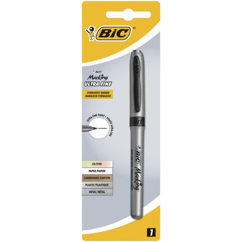 Foliopis BIC Ultra Fine 0.8mm czarny Blister 1szt, 889228