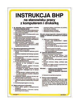 Instrukcja OGÓLNA BHP dla pracowników 0434-0030-99 Panta Plast