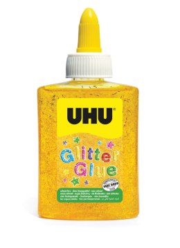 Klej brokatowy GLITTER GLUE żółty butelka 88ml UHU 49970
